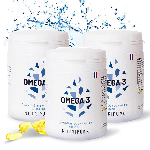 Gelule Omega 3 EPAX 1000mg d'huile de poisson concentré en EPA et DHA