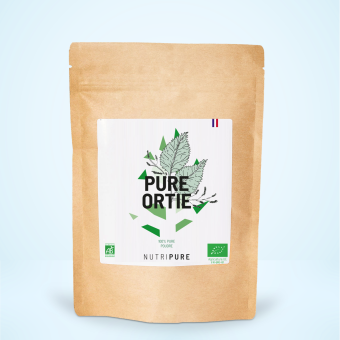 Feuilles d'ortie bio en poudre