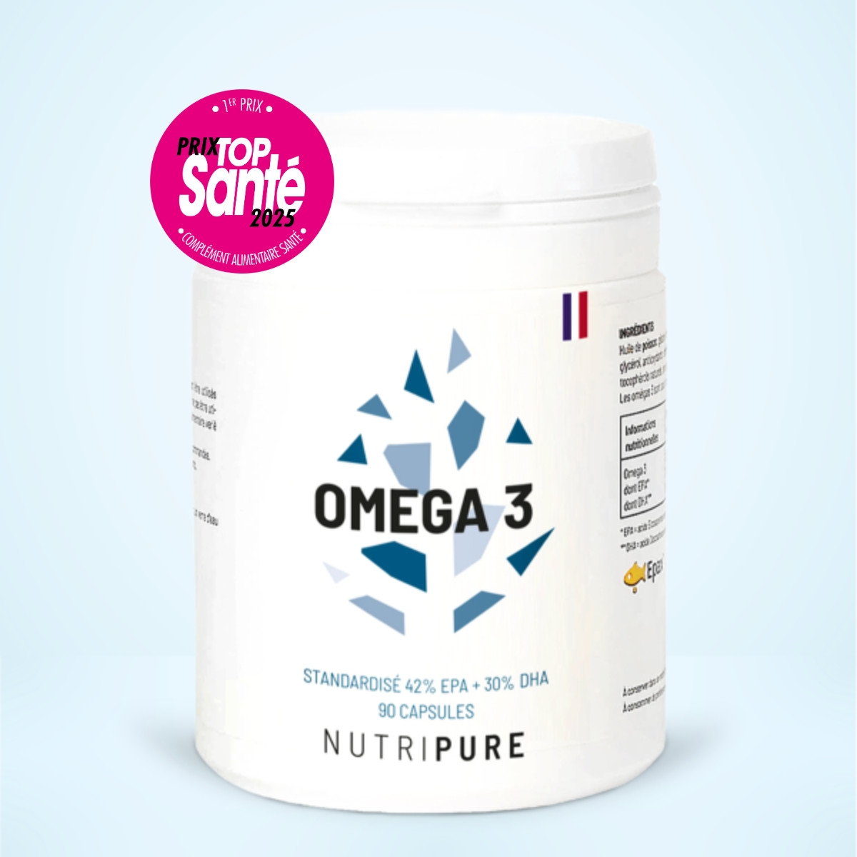 Nutripure Oméga 3 Epax 90 capsules