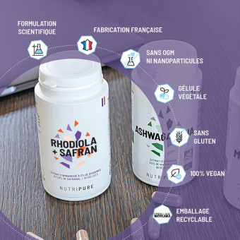 les avantages de la rhodiola + safran
