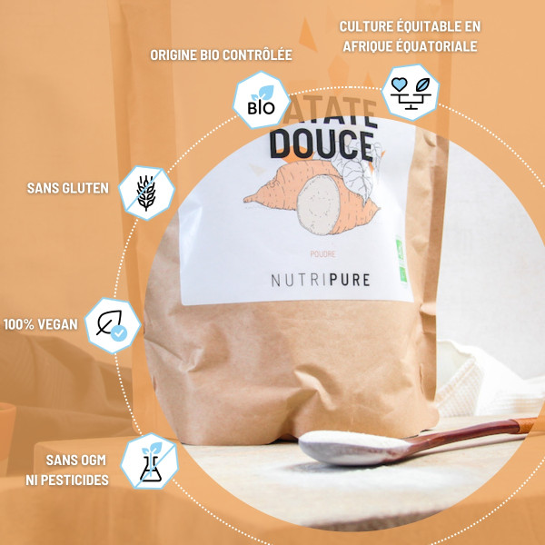 Farine de Patate douce bio