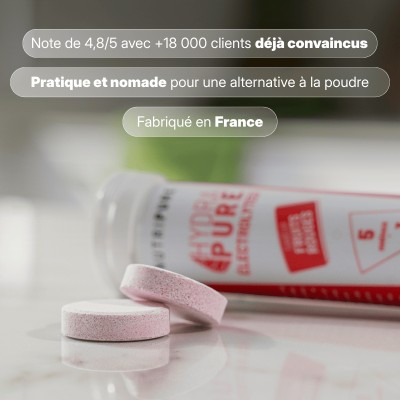 Hydrapure Pastilles Hydratation Fruits Rouges