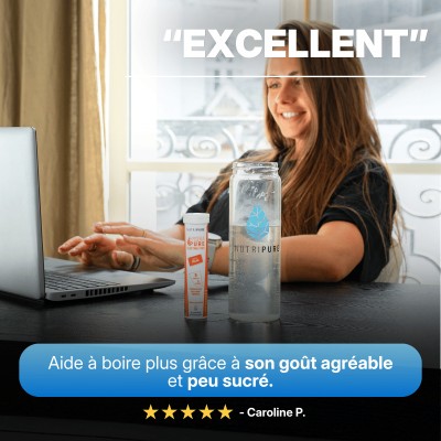 Hydrapure Pastilles Hydratation Pêche