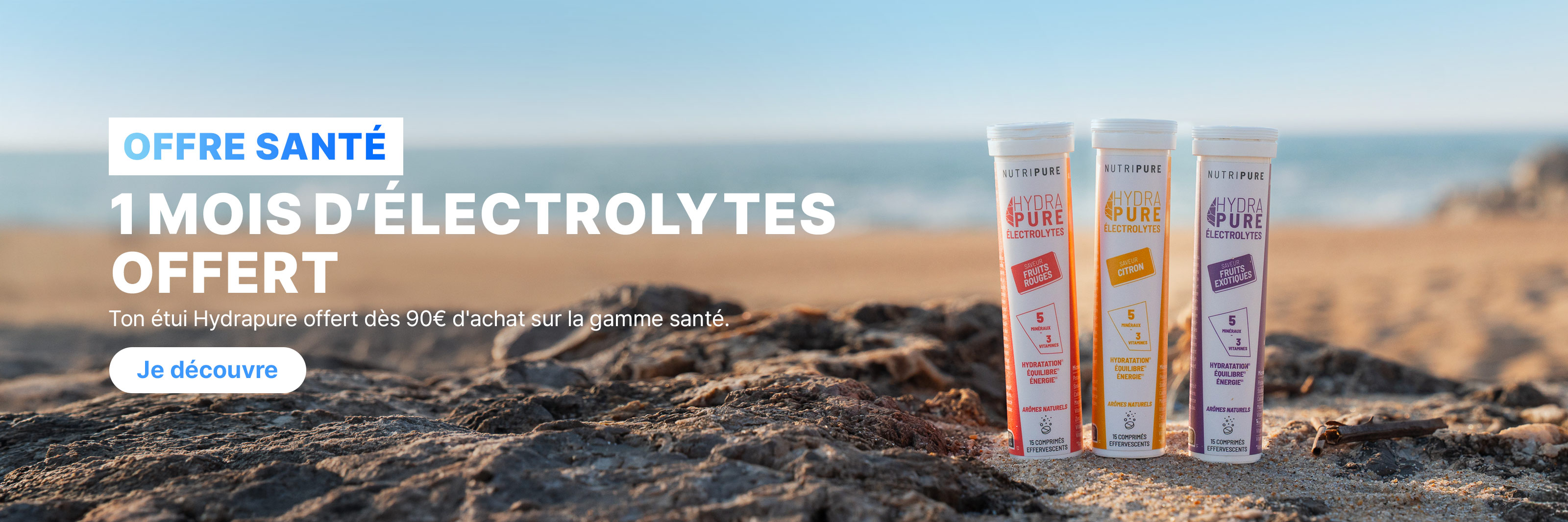 Je profite de ma cure d'électrolytes offerte !